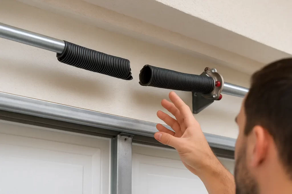 Is Your Garage Door Spring Broken?