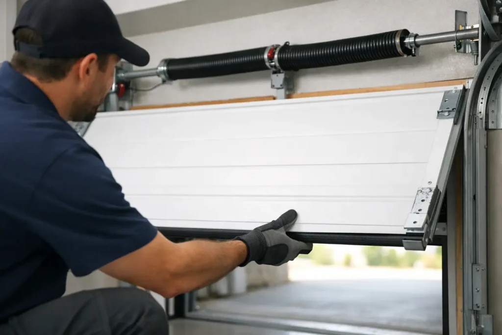 How to Balance a Garage Door Safely