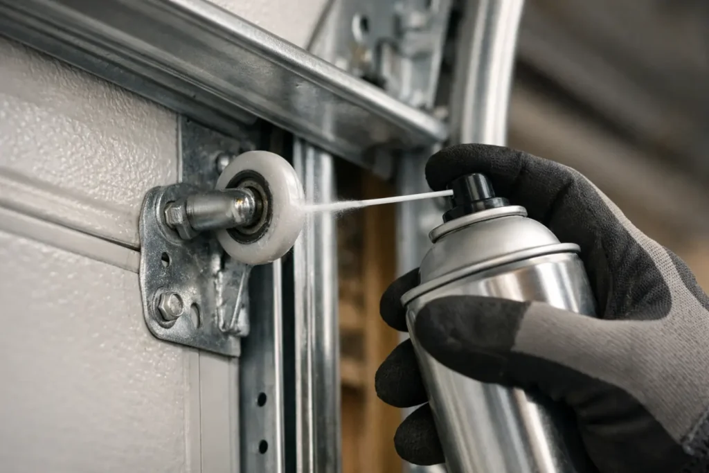 How to Lubricate Garage Door Rollers Right
