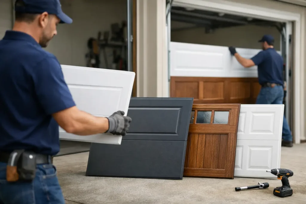Garage Door Panel Replacement Options