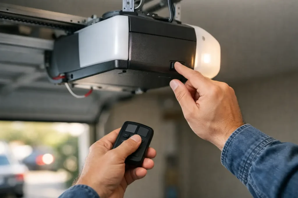 How to Reset Garage Door Opener Safely
