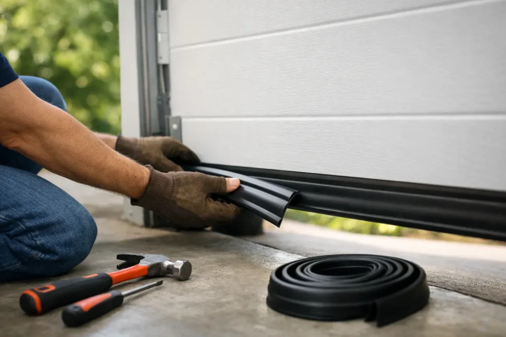 How to Replace Garage Door Weatherstripping