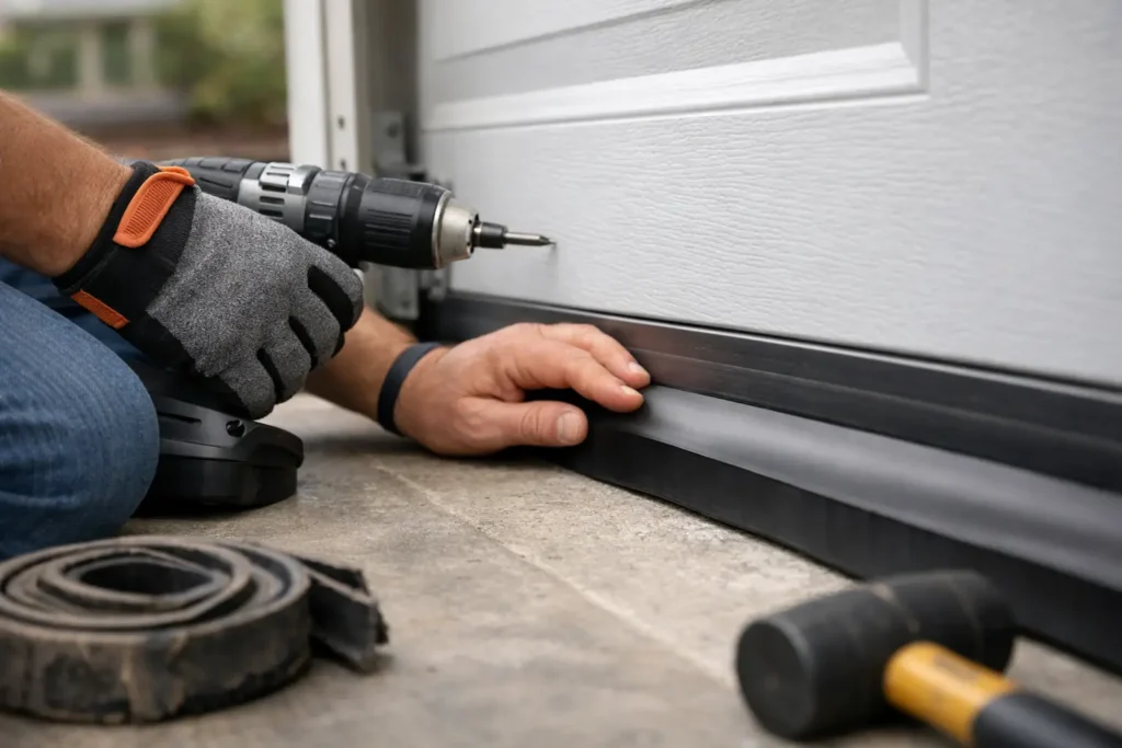How to Seal Garage Door Bottom Gap