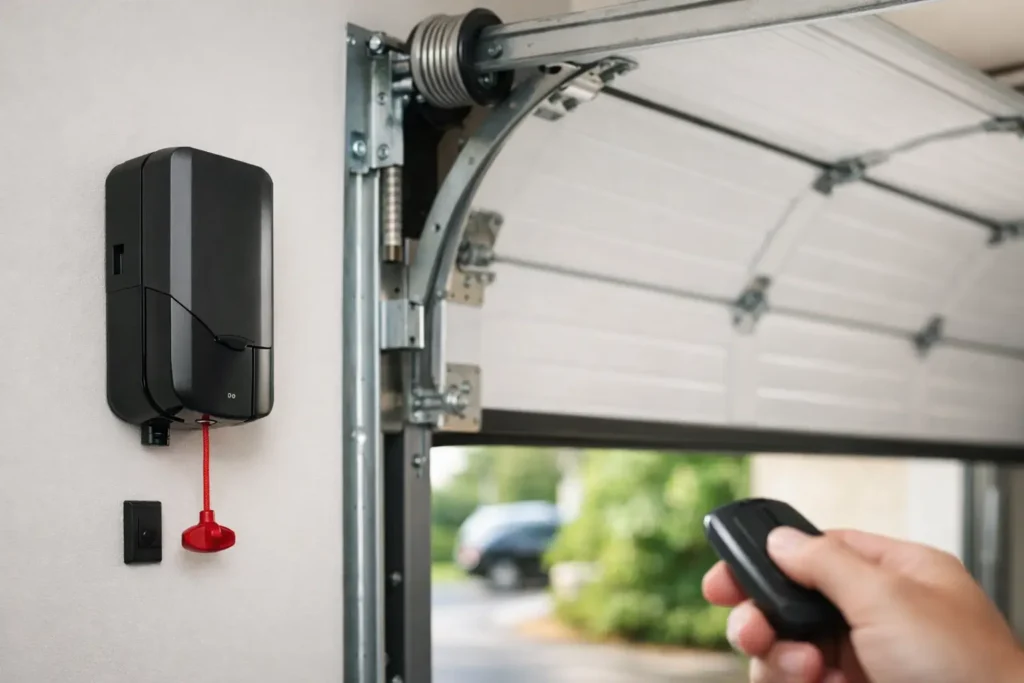 Wall Mounted Garage Door Opener Benefits